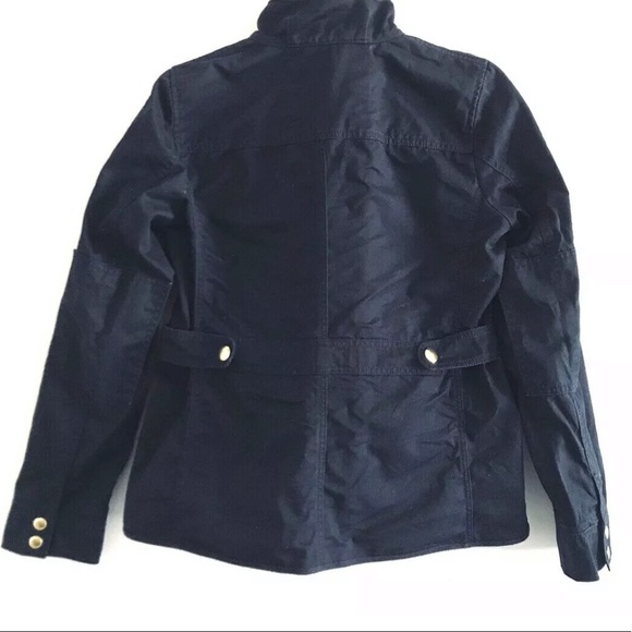 J.Crew | Relaxed Boyfriend Field Jacket Womens Size S Black Full Zip Long Sleeve - Picture 3 of 11